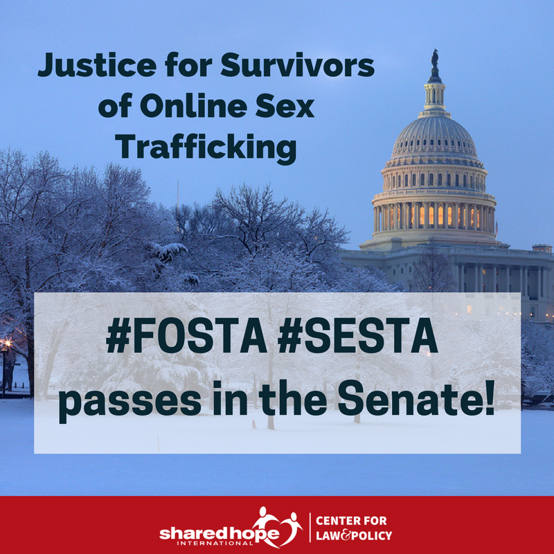 Historic Anti Sex Trafficking Bill Passes The Senate Heads To The Presidents Desk Shared 3990