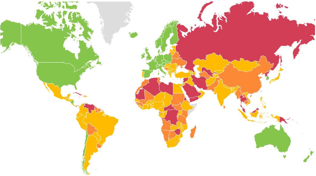 trafficking around the world